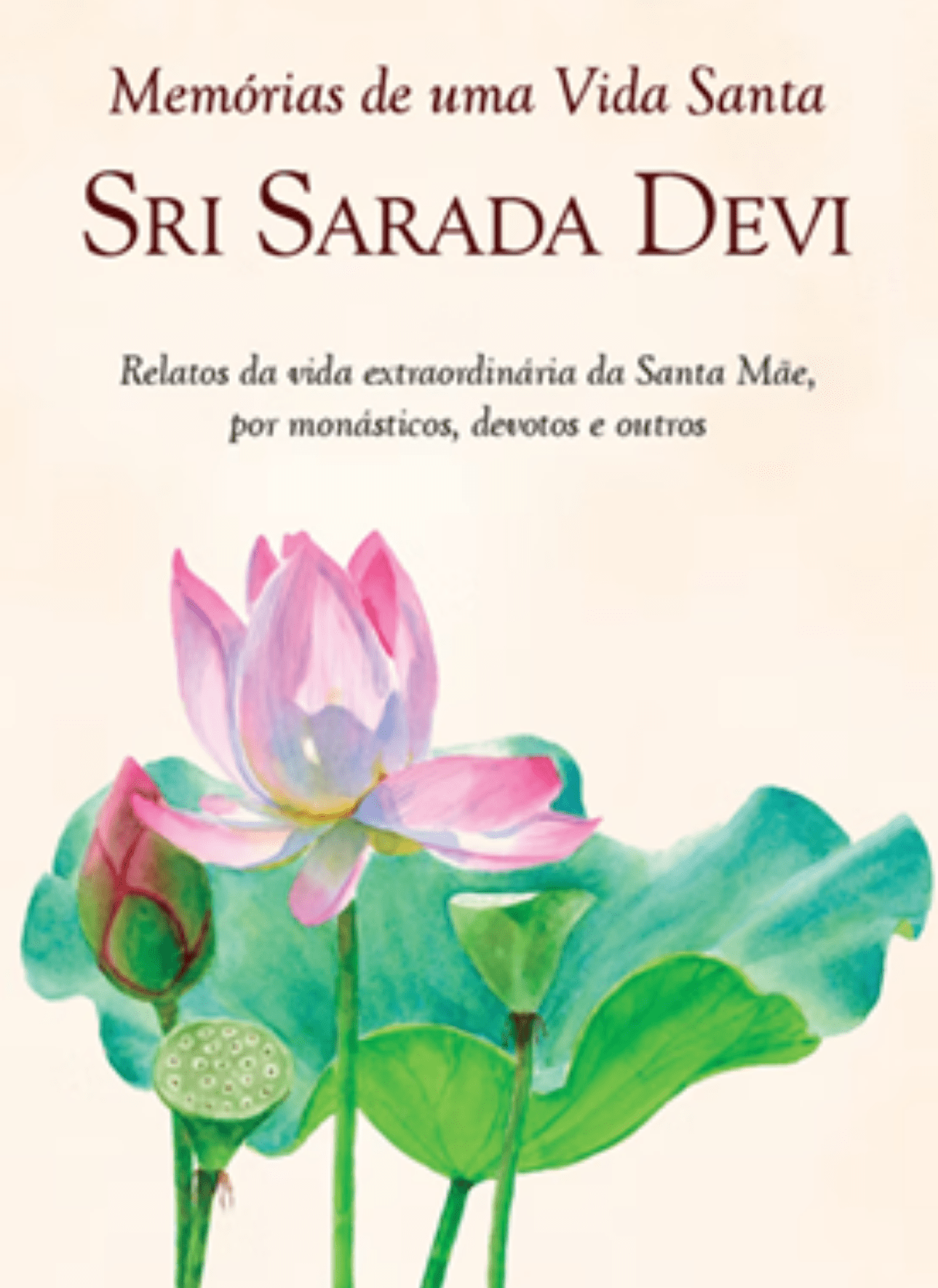 Capa do livro Sri Sarada Devi
