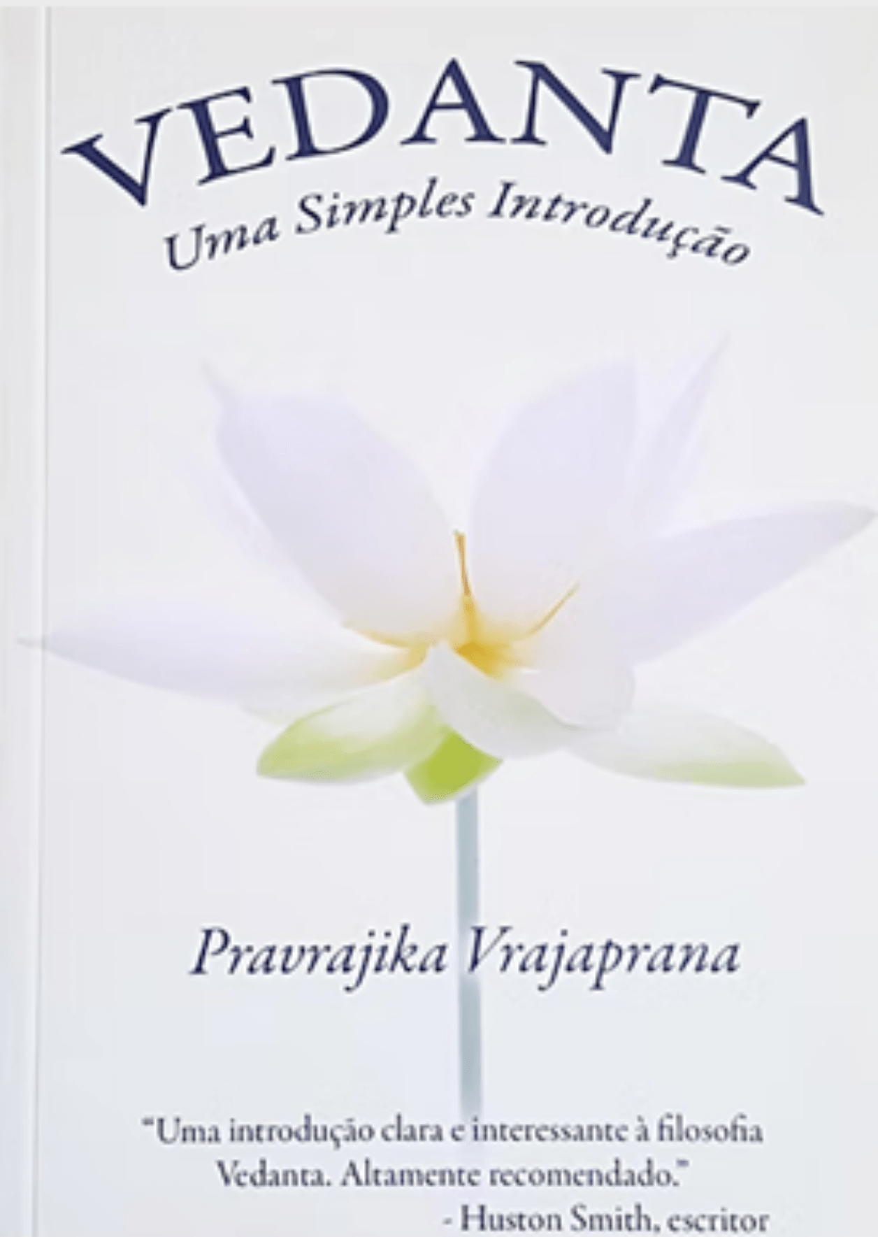 Capa do livro Vedanta - Uma Simples Introdução
